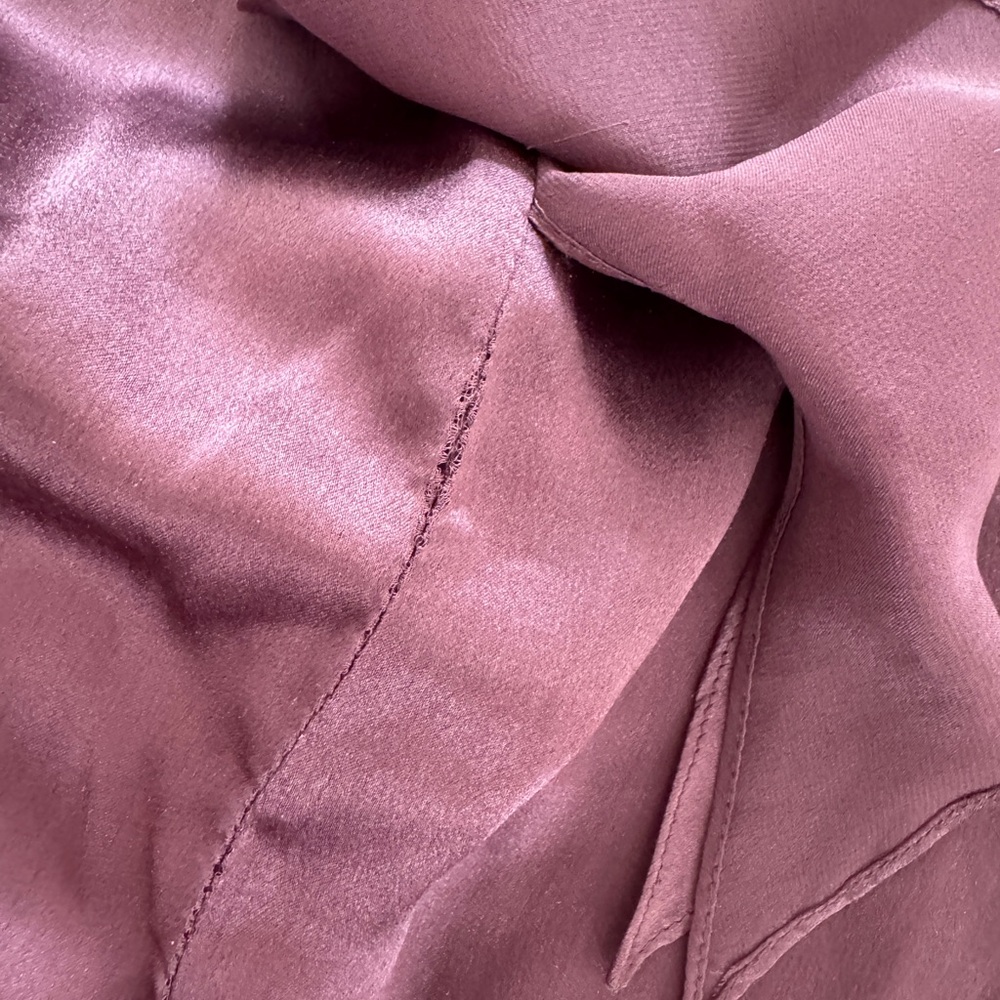 Milly of New York size 2 purple silk top - Picture 3 of 4